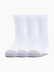 Detske ponožky Under Armour  Youth Crew-WHT