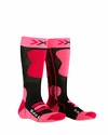 Detske ponožky X-Bionic  Ski Junior 4.0 Anthracite Melange/Fluo Pink