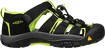 Detské sandále Keen  Newport H2 JR Black/Lime Green