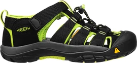 Detské sandále Keen Newport H2 JR Black/Lime Green