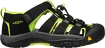 Detské sandále Keen  Newport H2 K Black/Lime Green