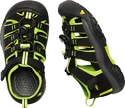 Detské sandále Keen  Newport H2 K Black/Lime Green