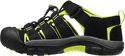 Detské sandále Keen  Newport H2 K Black/Lime Green