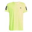 Detské tričko adidas  B Club 3 Stripes Tee Lucid Lemon