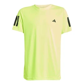 Detské tričko adidas B Club 3 Stripes Tee Lucid Lemon