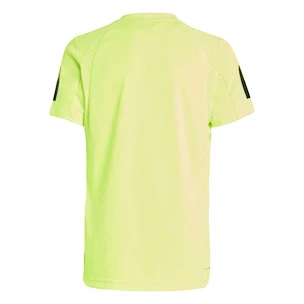 Detské tričko adidas  B Club 3 Stripes Tee Lucid Lemon