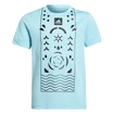 Detské tričko adidas  Boys Printed Tennis Shirt Aqua