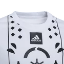 Detské tričko adidas  Boys Printed Tennis Shirt White