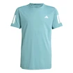 Detské tričko adidas  Club Tennis 3-Stripes T-Shirt Kids Powder Teal