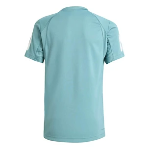 Detské tričko adidas  Club Tennis 3-Stripes T-Shirt Kids Powder Teal