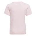 Detské tričko adidas  Essentials 3-Stripes Clear Pink