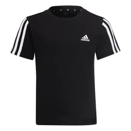 Detské tričko adidas Essentials 3-Stripes T-Shirt Black