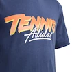 Detské tričko adidas Kids Tennis Graphic Tee Navy