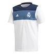 Detské tričko adidas Real Madrid CF bielo-modré