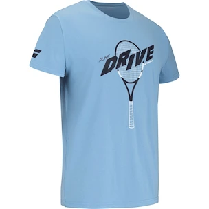 Detské tričko Babolat  Drive Cotton Tee Jr Drive Heritage Blue