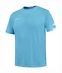 Detské tričko Babolat  Play Crew Neck Tee Boy Cyan Blue