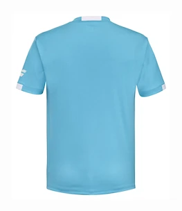 Detské tričko Babolat  Play Crew Neck Tee Boy Cyan Blue 10 - 12 rokov