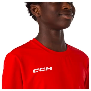 Detské tričko CCM  Lightweight Training Red XL