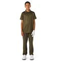 Detské tričko CCM  Polo Print Khaki Green
