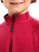 Detské tričko Icebreaker  K 260 Tech LS Half Zip Cherry