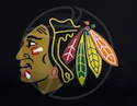 Detské tričko Levelwear Core Logo NHL Chicago Blackhawks čierne