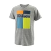 Detské tričko Wilson Competition B Grid Tech Tee Grey