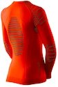Detské tričko X-Bionic Invent 4.0 Round Neck LG SL Teal Sunset Orange/Anthracite