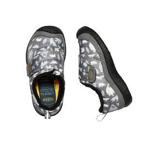 Detské vonkajšie topánky Keen Howser Low Wrap Steel Grey/Star White  US 11 (Kid)