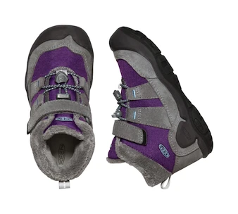 Detské vonkajšie topánky Keen Knotch Chukka Steel Grey/Charisma  US 4