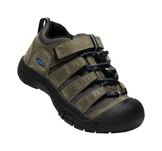 Detské vonkajšie topánky Keen Newport Shoe C Steel Steel Grey/Brilliant Blue  US 12 (Kid)