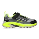 Detské vonkajšie topánky Merrell Moab Speed 2 Low A/C Grey/Black/Citron