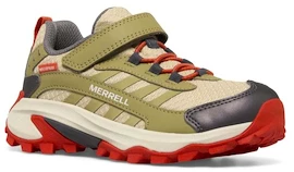 Detské vonkajšie topánky Merrell Moab Speed 2 Low A/C Wtrpf Coyote