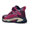 Detské vonkajšie topánky Merrell Moab Speed 2 Mid A/C Wtpf Berry