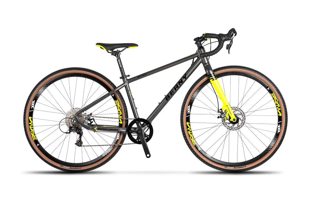 Detský bicykel Beany Pulse 700 Neon Yellow, 17"