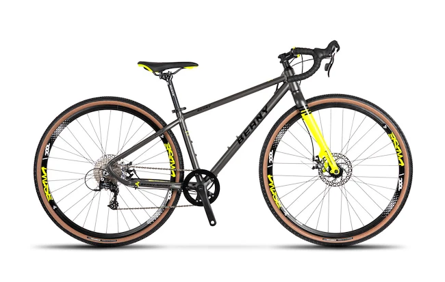 Detský bicykel Beany Pulse 700 Neon Yellow, 17"