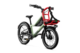 Detský bicykel Woom 4 NOW moss green/formular red