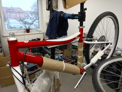 Detský bicykel Woom  6 26" red
