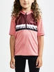 Detský cyklistický dres Craft Keep WARM Bike Junior pink