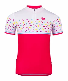 Detský cyklistický dres Etape RIO Pink/White