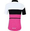Detský cyklistický dres Force Kid View ružovo-bielo-čierny