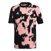 Detský predzápasový dres adidas Juventus FC čierno-ružový