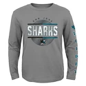 Detský set trička Outerstuff Evolution NHL San Jose Sharks