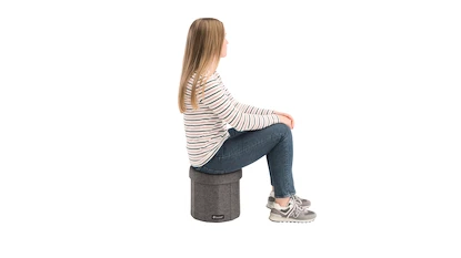 Detský stolček Outwell  Dawlish Low Seat & Storage Grey Melange SS22