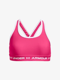 Dievčenská podprsenka Under Armour G Crossback Mid Solid-PNK