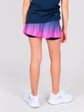Dievčenská sukňa BIDI BADU  Colortwist Printed Wavy Junior Skort Pink/Dark Blue