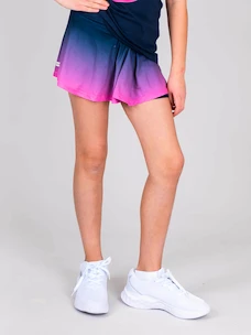Dievčenská sukňa BIDI BADU  Colortwist Printed Wavy Junior Skort Pink/Dark Blue