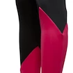 Dievčenské legíny adidas Training Colorblock šedo-čierno-ružové