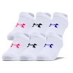 Dievčenské Ponožky Under Armour Girl's Essential NS biele, L