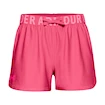 Dievčenské šortky Under Armour Play Up Solid Shorts tmavo ružové