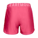 Dievčenské šortky Under Armour Play Up Solid Shorts tmavo ružové